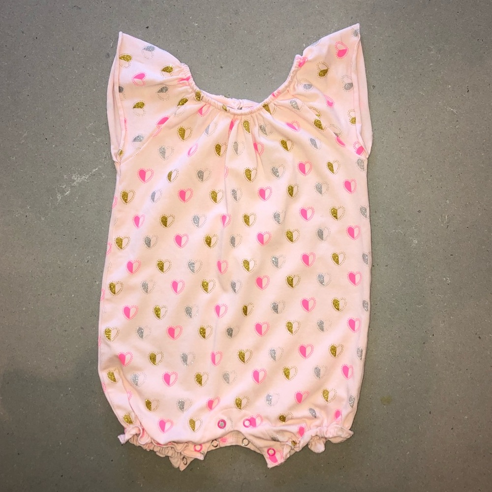 Egg by Susan Lazar heart romper